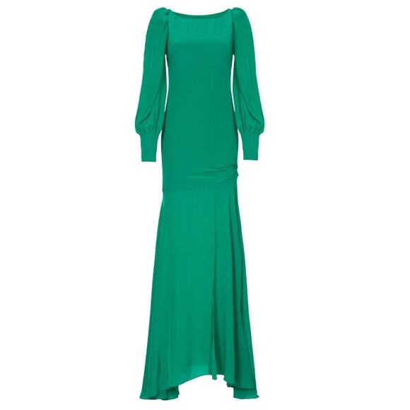 De La Vali Presley Gown in Kelly Green - Picture 2 of 9
